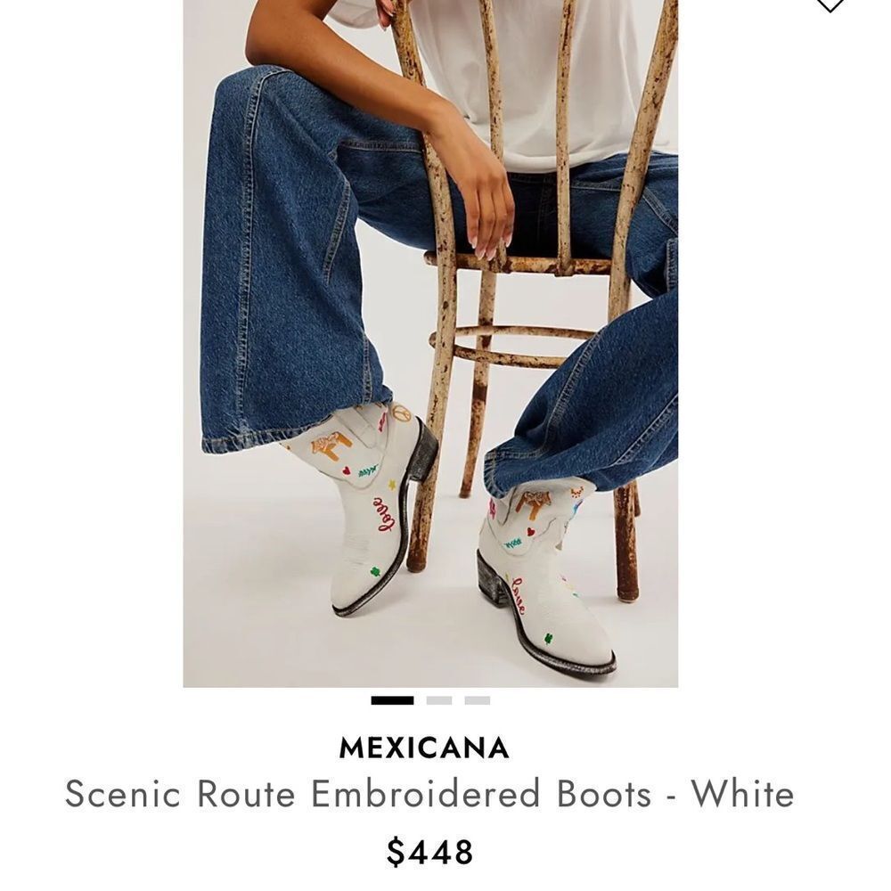 Free People x MEXICANA Scenic Route Embroidered Boots - Picture 7 of 17